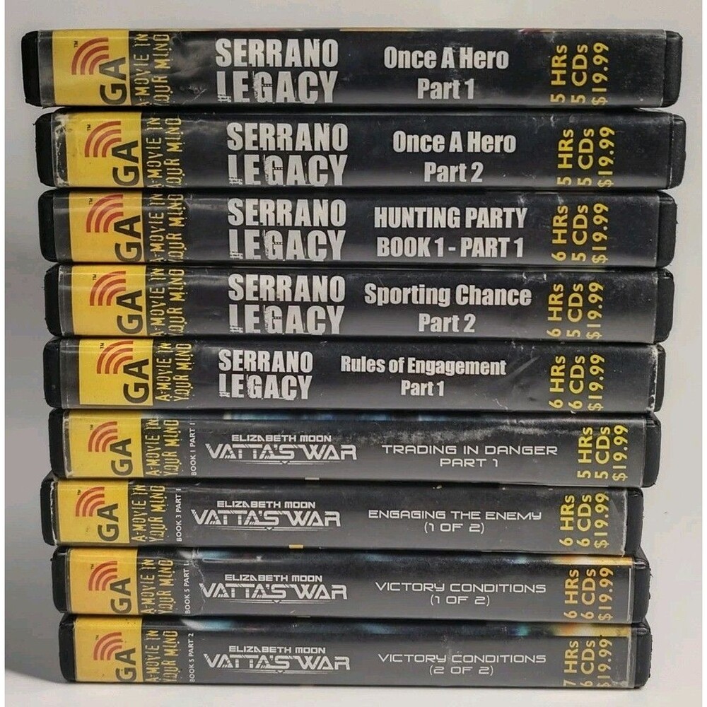 GraphicAudio CD Sci-fi Lot Serrano Legacy Vatta's War Audio Drama Pre Owned